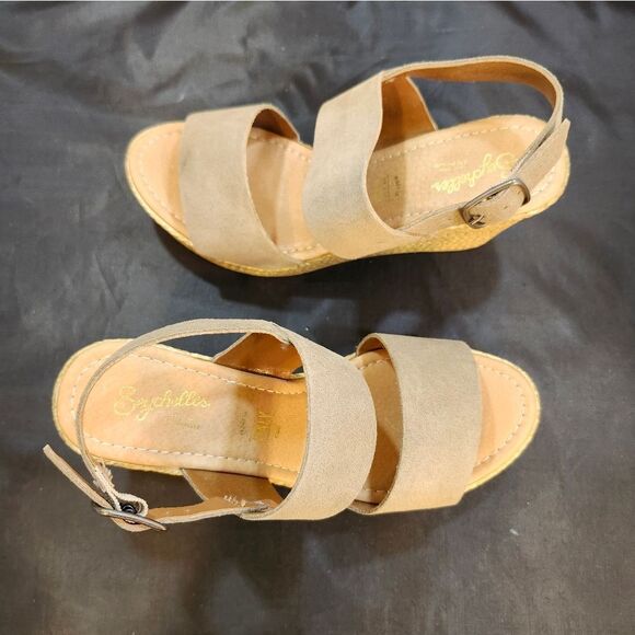 BRAND NEW SEYCHELLES ESPADRILLE DOUBLE STRAP WEDGE PLATFORM SANDAL - Picture 7 of 16